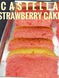 Castella strawberry cake