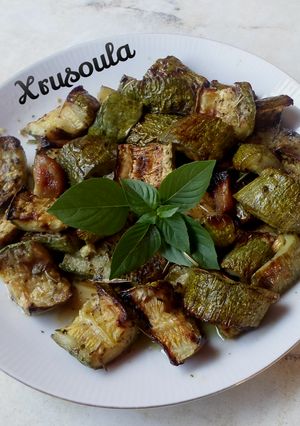 Φωτογραφία της συνταγής Κολοκυθάκια με σκόρδο και μυρωδικά στο φούρνο