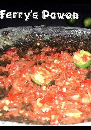 Foto resep Sambal Bawang Terasi Kulit Udang