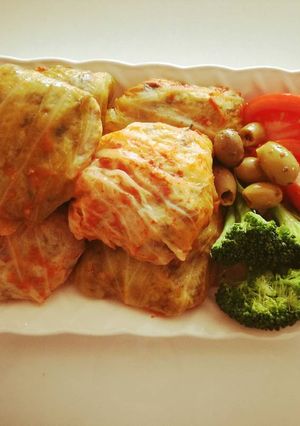 عکسی از دستور دلمه کلم برگ
