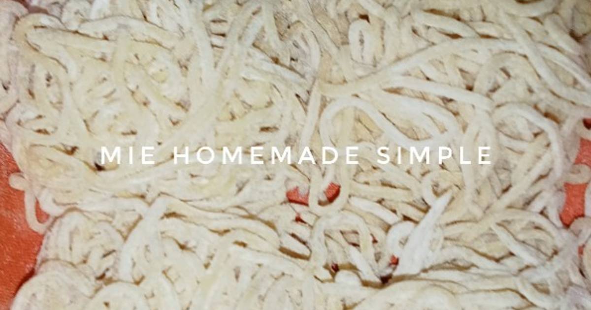Resep Mie Homemade 2 Bahan Favorit Bunda