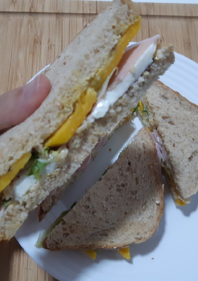 Una foto de Sándwich con mango