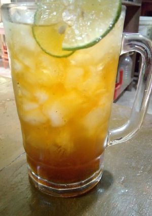 Hình của món Hồng trà cho ngày nắng nóng.
