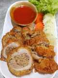 น่องไก่ยัดไส้ทอด