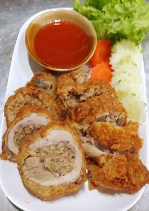 รูปของ น่องไก่ยัดไส้ทอด