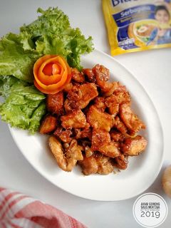 Foto resep Ayam goreng saus mentega