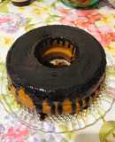 Torta de zanahoria con cobertura de chocolate