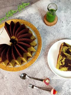 Foto resep Bolu Pandan Ketan Hitam