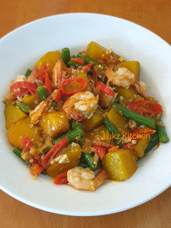 Foto resep Tumis buncis labu kuning