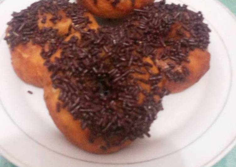 Donat Simple topping meses