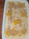 Postre de melocotones