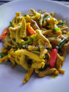 Foto resep Usus ayam bumbu kuning