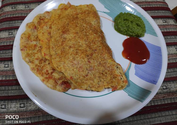 Idli rawa uttapam