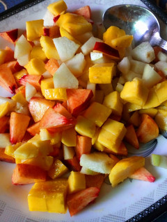 A picture of Simple fruit salad.