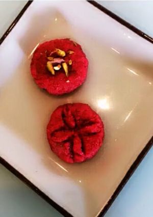 A picture of Strawberry Peda.