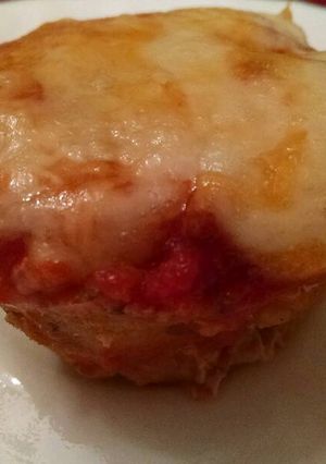 A picture of Turkey Meatloaf Pizza Muffins.
