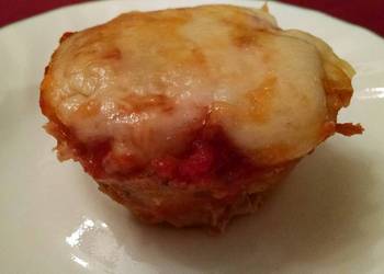 Easiest Way to Recipe Tasty Turkey Meatloaf Pizza Muffins