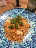 Espagueti 🍝 con pollo