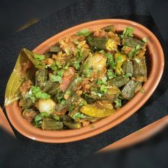 A picture of Bhindi Do Pyaza.