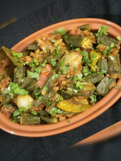 A picture of Bhindi Do Pyaza.