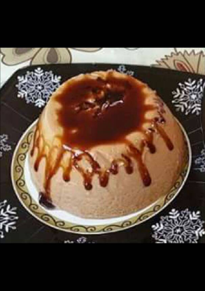 Una foto de Flan de dulce de leche