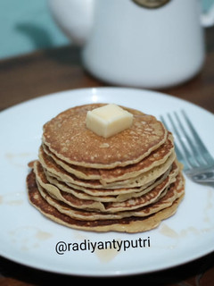 Foto resep Pancake Teflon (takaran sendok)
