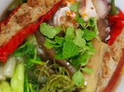 A picture of bún mắm cá lóc