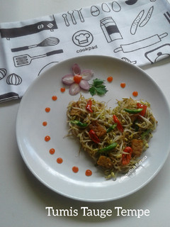 Foto resep 406. Tumis Tauge Tempe