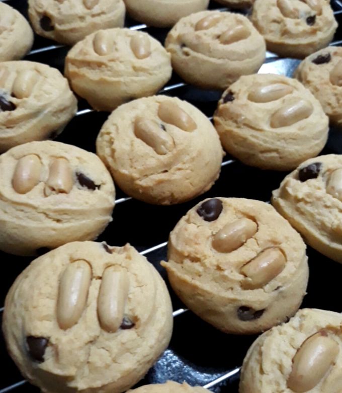 รูปของ คุกกี้พีนัทบัตเตอร์ / คุกกี้เนยถั่ว / คุกกี้ถั่วลิสง Peanut Butter Cookies
