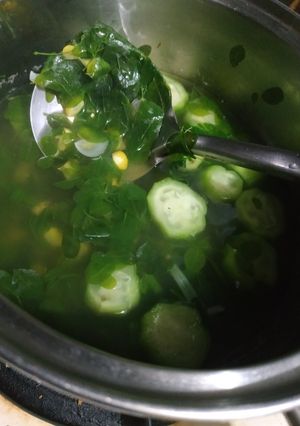 Foto resep Sayur bening daun kelor