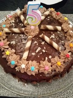 صورة لوصفة كيكة عيد ميلاد بنتي 🎂🍰🎈🎁