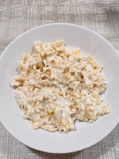 Una foto de Pasta con salsa al Roquefort