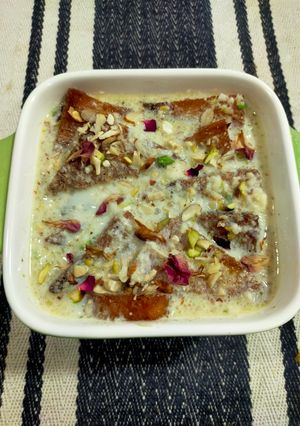 A picture of Shahi Tukda.