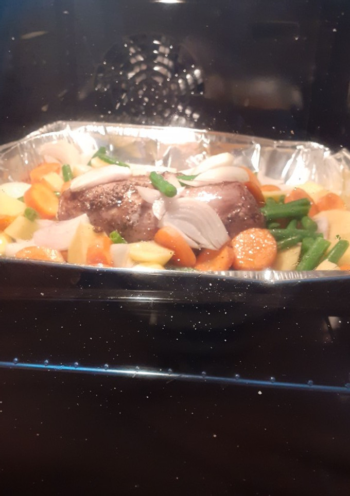 Una foto de Solomillo de cerdo al horno