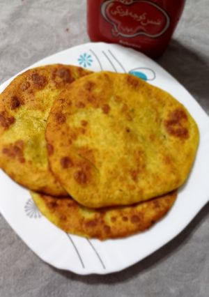 عکسی از دستور نون سیب‌زمینی با سبزیجات خشک