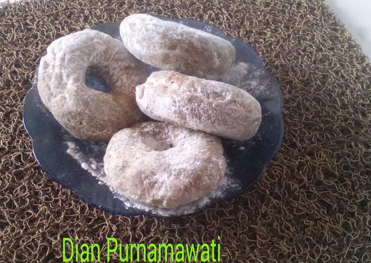 resep cara bikin Donat Ketan Hitam