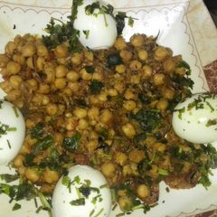 A picture of Achari Anday Chana.