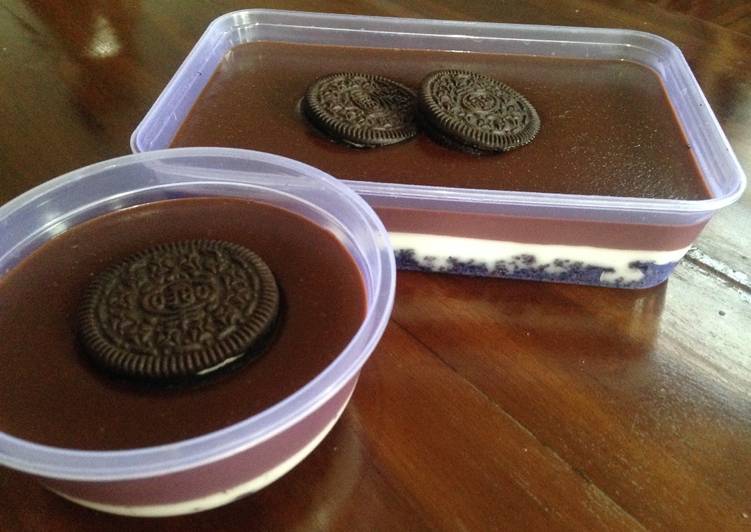 Oreo Cheese Cake No Oven No Mixer