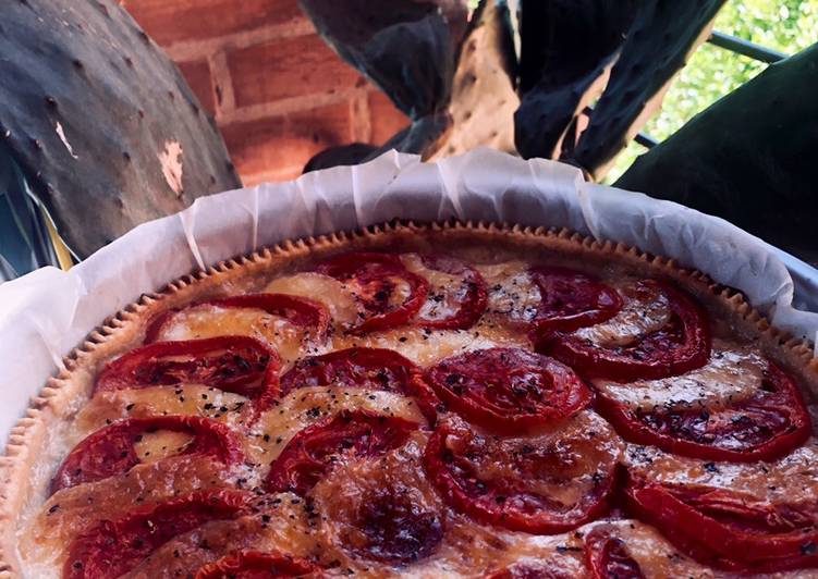 Tarte ai pomodori e mozzarella