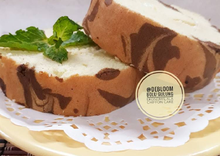 361. Bolu Gulung Ekonomis ala Chiffon Cake