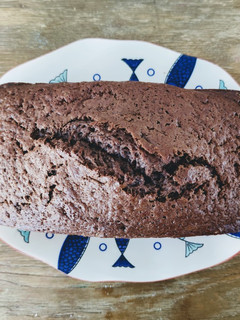 Una foto de Budín de zucchini y cacao