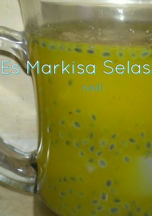 Foto resep Es Markisa Selasih