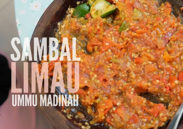 Bagaimana Menyiapkan Sambal Limau, Sempurna