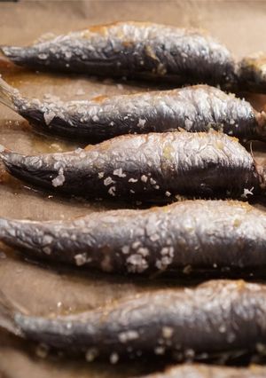 A picture of 🐟 Grilled Sardine, the simplest.