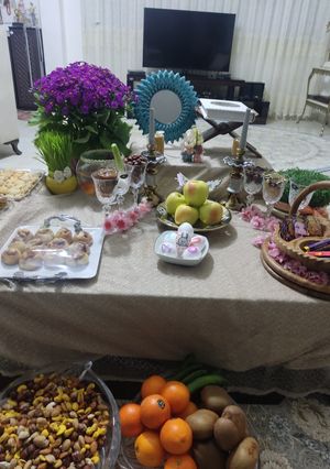 عکسی از دستور سفره هفت سین سال ۱۴۰۲
