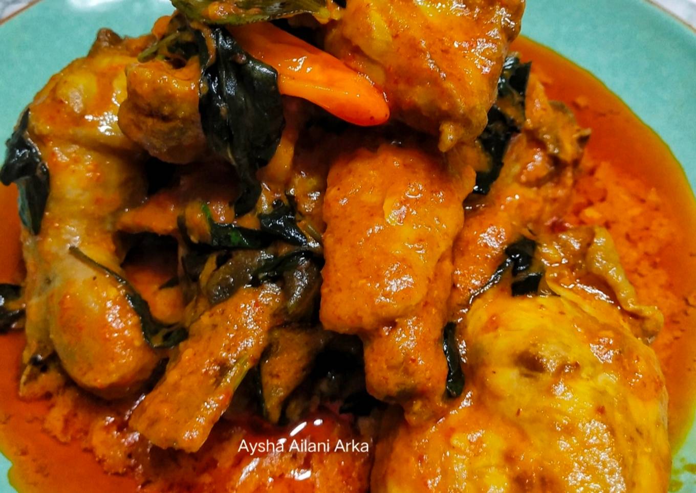 Ayam Masak Pandan Kuning Kemangi
