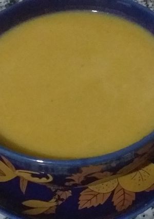 صورة لوصفة حساء اليقطين