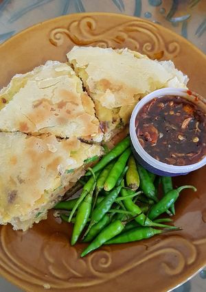 Foto resep 17. Martabak Daging Sambal Cengek
