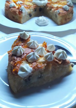 Una foto de Torta De Manzana Pera y Pasas Para La Merienda
