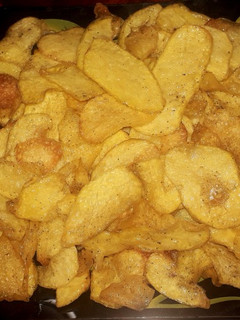 عکسی از دستور چیپس سرکه نمکی🥔
